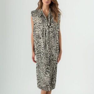 💕 Lungo L’arno Made In Italy Linen Dress 1X